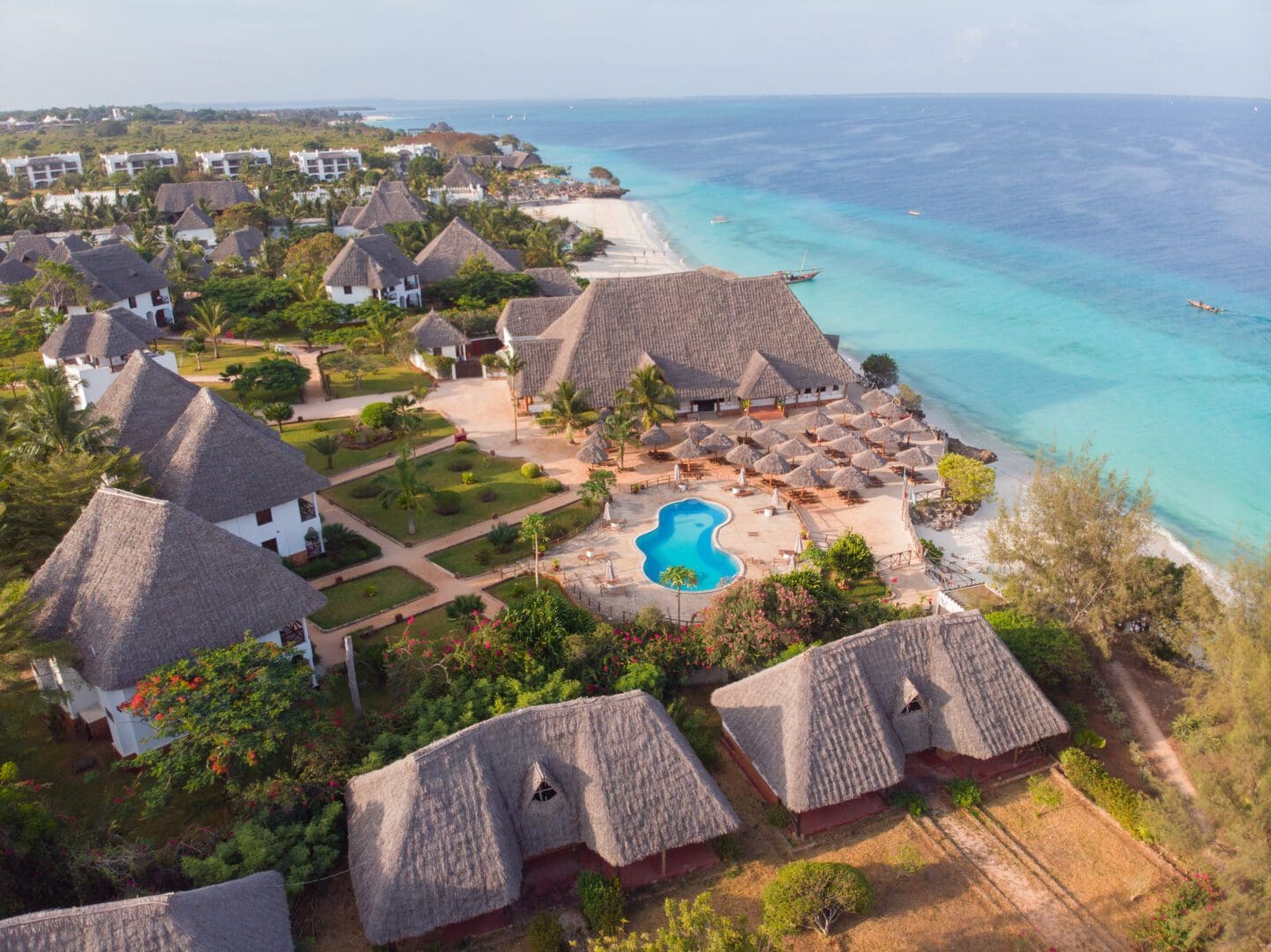 villas with private pool Zanzibar